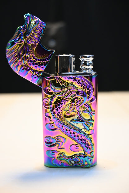 Double Flame Dragon Accessory Lighter (Refillable)(Combo Of 3)