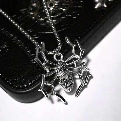 Gothic Spider Necklace