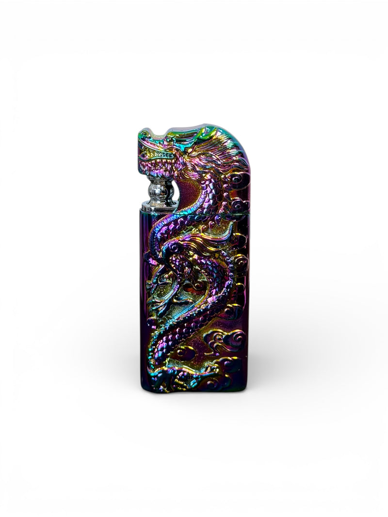 Dragon Double Flame Lighter (Purple Edition) (Rare) (Refillable)