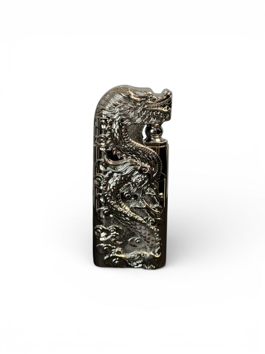 Dragon Double Flame Lighter (Grey Edition) (Refillable)