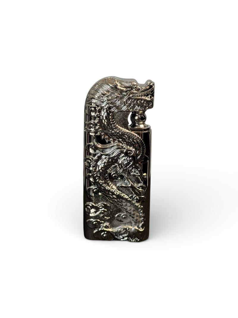 Dragon Double Flame Lighter (Grey Edition) (Refillable)