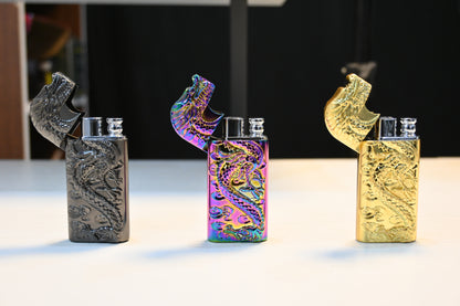 Double Flame Dragon Accessory Lighter (Refillable)(Combo Of 3)