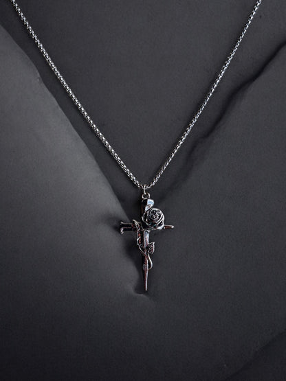Rose Gothic Cross