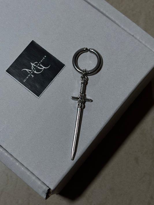 Sword Non-Piercing Earring