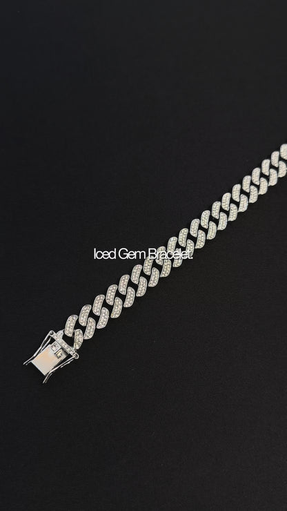 Iced Gem Bracelet Adjustable Size